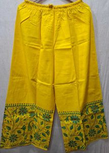 Kantha Embroidered Palazzo Pants