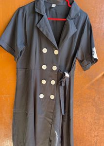 Double-Breasted Blazer Dress