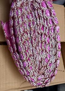 Velvet Flower Saree Lace
