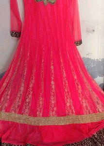 Stunning Pink Embroidered Lehenga Choli