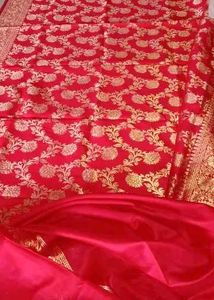 Red & Gold Banarasi Saree