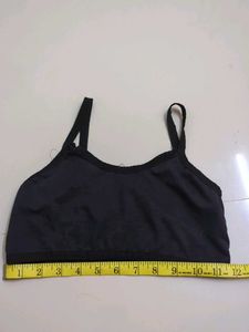 Simple Black Sports Bra