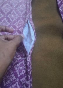 Men's Ombre Kurta Pink and Purple