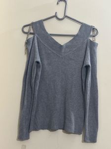 Buy Anyone Stylish Cold Shoulder and red Sweater