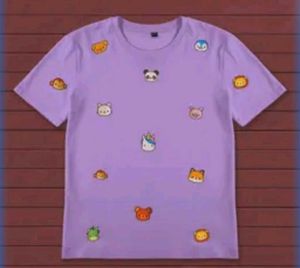 Cute Kawaii Cartoon Print T-Shirt