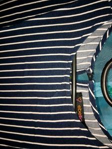 Striped Blouse - Navy &amp; White