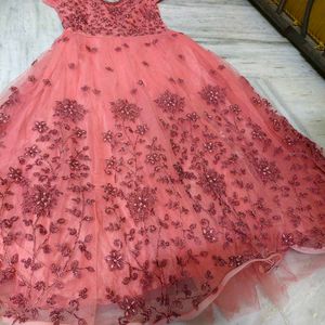 Elegant Embroidered Gown