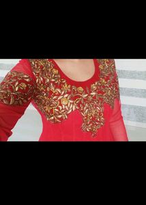 Long Frock With Embroidery