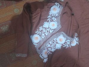 Embroidered Viscose Rayon Kurta