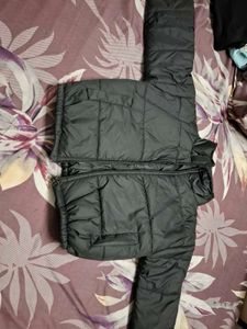 Black Padded Winter Jacket