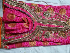 Pink &amp; Golden Kurti