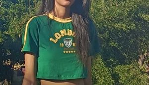 Green London Graphic Tee