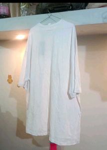 SHEIN White "I AM THE GIFT" T-Shirt Dress