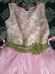 Pink Party Gown for (8-9 Year)