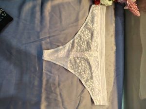 Lace Thong Panty Set - 3 Pack