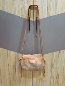 Pepe jeans Suede Fringe Crossbody Bag