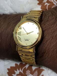 HMT QUARTZ Gold Plate WATCH⌚️👌