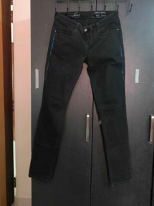 Levis Black Embellished Skinny Jeans
