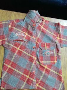 Stylish Kids Camp Plaid Shirt