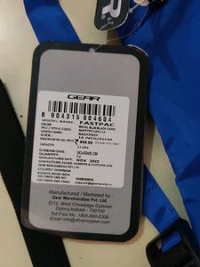 Gear Unisex Blue &amp; Black Colorblocked  Backpack