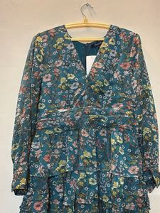 Floral Ruffle Mini Dress