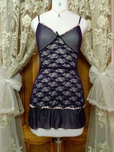 Sheer Lace Babydoll Nightwear