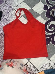Red Crop Top