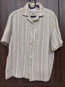 Men's Striped Short Sleeve Shirt