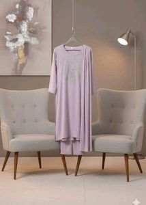 Elegant Lavender Kurta Set