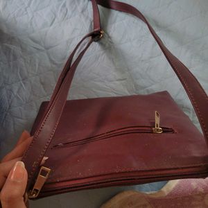 Burgundy Crossbody Bag