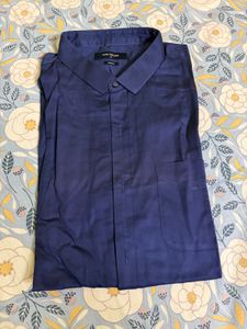 Men's Navy Blue Formal Shirt