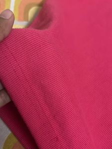 Hot Pink "Brat" Ribbed Tank Top