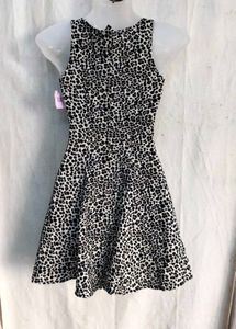 4629. Leopard Print Mini Dress