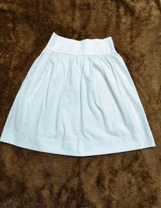 NEW Chic White Pleated Skirt