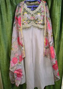🔥 Indo western party wear shrug dress #New tag