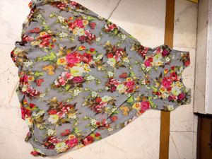 Beautiful Floral Print Gown