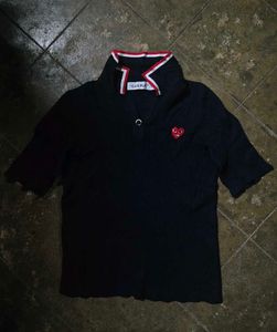 Comme des Garcons Play Heart polo T
