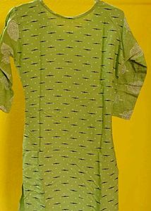 Rion Light Green Kurty.