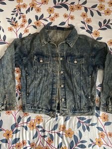 Acid Wash Denim Jacket