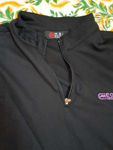 Black &amp; Purple Sporty Top