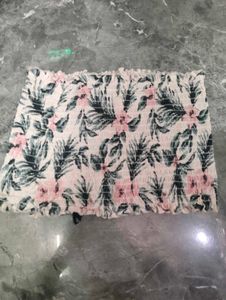 Floral Smocked Tube Top