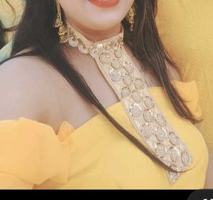 Elegant Yellow Ethnic Westrn Gown