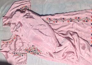 Pathani suit  Beautiful Pink Embroidered Straight