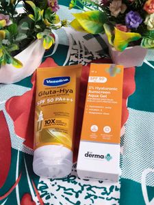 the dermaco sunscreen and Vaseline combo