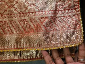 Elegant Red Banarasi Silk Saree