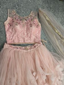 Stunning Pink Lehenga Choli Set