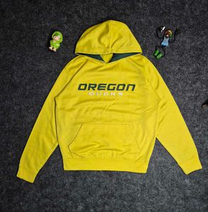 Oregon Ducks Yellow Hoodie
