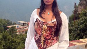 Vintage Floral Corset Top