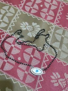 evil eye 925 silver pendent mangalsutra