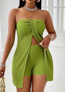 Lime Green Textured Co-ord Set